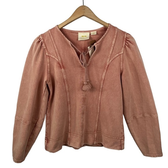 MAEVE by ANTHROPOLOGIE Jeanne Puff Sleeve Sweater - Picture 3 of 11